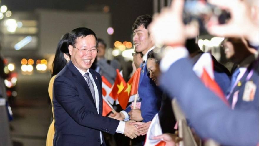 Vietnamese President begins official visit to Japan
